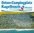 Ostsee-Campingplatz. Kagelbusch. Bliesdorf vor Grömitz. direkt am Ostseestrand