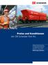 Preise und Konditionen der DB Schenker Rail AG
