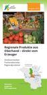 Regionale Produkte aus Oberhavel direkt vom Erzeuger
