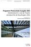 Programm Photovoltaik Ausgabe 2003 Überblicksbericht, Liste der Projekte Jahresberichte der Beauftragten 2002