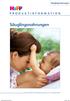 Säuglingsnahrungen PRODUKTINFORMATION. Säuglingsnahrungen. Eine Information für medizinisches Fachpersonal Stand April 2016