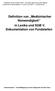 Definition von Medizinischer Notwendigkeit in Lexika und SGB V. Dokumentation von Fundstellen
