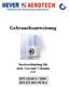 Gebrauchsanweisung. Steckverbindung für med. Gas und Vakuum nach DIN 13260-2 / 2004 DIN EN ISO 9170-1