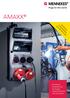 AMAXX. Steckdosen- Kombinationen. nach DIN EN 61439. Steckdosen- Kombinationen. für Energie, Industrial Ethernet und Automation.
