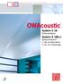 OWAcoustic System S 18 System S 18b/c