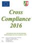 Informationen über die einzuhaltenden Verpflichtungen bei Cross Compliance 2016