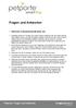 Fragen und Antworten. info@petporte.ch 03.11.2009 / kk. Petporte: Fragen und Antworten. Kälteschutz, Programmierung fällt wieder raus