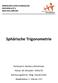 Sphärische Trigonometrie