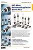 ISO Mini- Pneumatikzylinder Serie P1A Gemäß ISO 6432 und CETOP RP52P