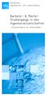 Bachelor- & Master- Studiengänge in den Ingenieurwissenschaften