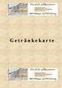 G e t r ä n k e k a r t e