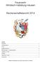Feuerwehr Windisch-Habsburg-Hausen. Rechenschaftsbericht 2014