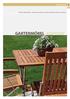 GARTENMÖBEL. Möbel in Robinienholz - dauerhafte Lösungen in schönem Design für Terrasse und Garten EDITION