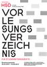 vor le sungs ver zeich nis Für Studieninteressierte Sommersemester 30.03.2015-19.06.2015 Zentrale Studienberatung (ZSB)