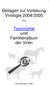 Beilagen zur Vorlesung Virologie 2004/2005. Taxonomie und Familienalbum der Viren