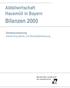 Abfallwirtschaft Hausmüll in Bayern. Bilanzen 2000. Sonderauswertung Gebührensysteme und Restabfallerfassung