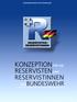 KONZEPTION für die Reservisten und Reservistinnen der Bundeswehr (KResBw)