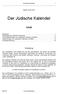 Der Jüdische Kalender
