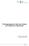 Prüfungsreglement über den Einsatz von Hunden zur Nachsuche. St. Gallen 1. Januar 1997 Mit Änderungen 2005 und 2009. Seite 1 von 6