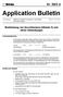Application Bulletin
