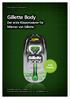 Gillette Body. Der erste Körperrasierer für Männer von Gillette. trnd Projekt. trnd-fahrplan für Onlinereporter