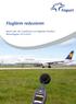 Fluglärm reduzieren. Bericht über den Schallschutz am Flughafen Frankfurt Winterflugplan 2015/2016