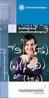 Fakultät für Mathematik. Modulhandbuch. für den Bachelorstudiengang. Mathematik mit den Studienrichtungen