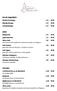 Knoblauchcremésuppe 2,70 EUR Pfannkuchensuppe 2,70 EUR Leberspätzlesuppe 2,70 EUR