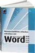 Wissenschaftliches Schreiben mit WORD Version 2007