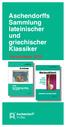 ISBN 978-3-402- Aschendorffs Sammlung lateinischer und griechischer Klassiker