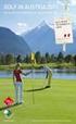 golf 2010 Aktiv 27-Loch am Mieminger Sonnenplateau direkt beim Alpenresort Schwarz  Resort Activities Spa Family Medical