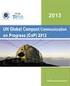 UN Global Compact. Communication on Progress (CoP) 21.03.2014 20.03.2015. Unterstützungserklärung und Fortschrittsbericht. Scout. 4You. Hardware.