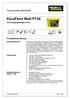 KeraPaint Matt P134. Technisches Merkblatt. Produktbeschreibung. Hochreinigungsfähiges Finish. Anwendungsbereich