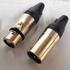 XLR-Stecker, silber... XLR-203 M