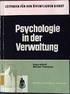 Psychologie in der Verwaltung