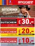 30.- 20.- 10.- Modeherbst GUTSCHEINEN GUTSCHEIN GUTSCHEIN GUTSCHEIN. Im Wert von. Stigger shopping. Stigger shopping.