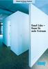 Raum-in-Raum System Ausgabe 03/05. Knauf Cubo Raum für mehr Freiraum