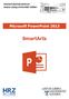 Microsoft PowerPoint 2013 SmartArts
