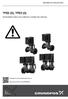 TPE2 (D), TPE3 (D) 1 3GRUNDFOS ANLEITUNG. Sicherheitshinweise und zus01tzliche wichtige Informationen. Installation and operating instructions