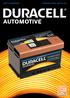 Get Started! TYPENLISTE 2015/16 AUTOMOTIVE. duracell-automotive.com