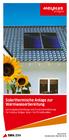 Solarthermische Anlage zur Warmwasserbereitung
