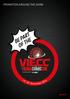 PROMOTION AROUND THE SHOW BE PART OF THE #VIECC