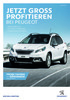 Jetzt gross profitieren Bei Peugeot Preisvorteile Eintauschprämien Finanzierungsboni Zugestellt durch Post.