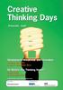 Creative Thinking Days