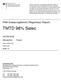 TMTD 98% Satec. PSM-Zulassungsbericht (Registration Report) /00. Stand: Lfd.Nr.: 30