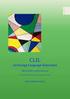 PRO-CLIL: Providing Guidelines for CLIL Implementation Massler in Primary and Pre-primary Education