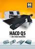 HACO Q5 CNC STANZ MASCHINE