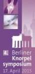 3. Berliner Knorpel symposium
