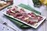 Carpaccio di carne salada con rucola e Grana Padano. Trilogia di pesci affumicati: tonno, pesce spada e salmone