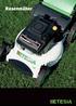 ETESIA-Rasenmäher: Leistungsstark und zuverlässig.